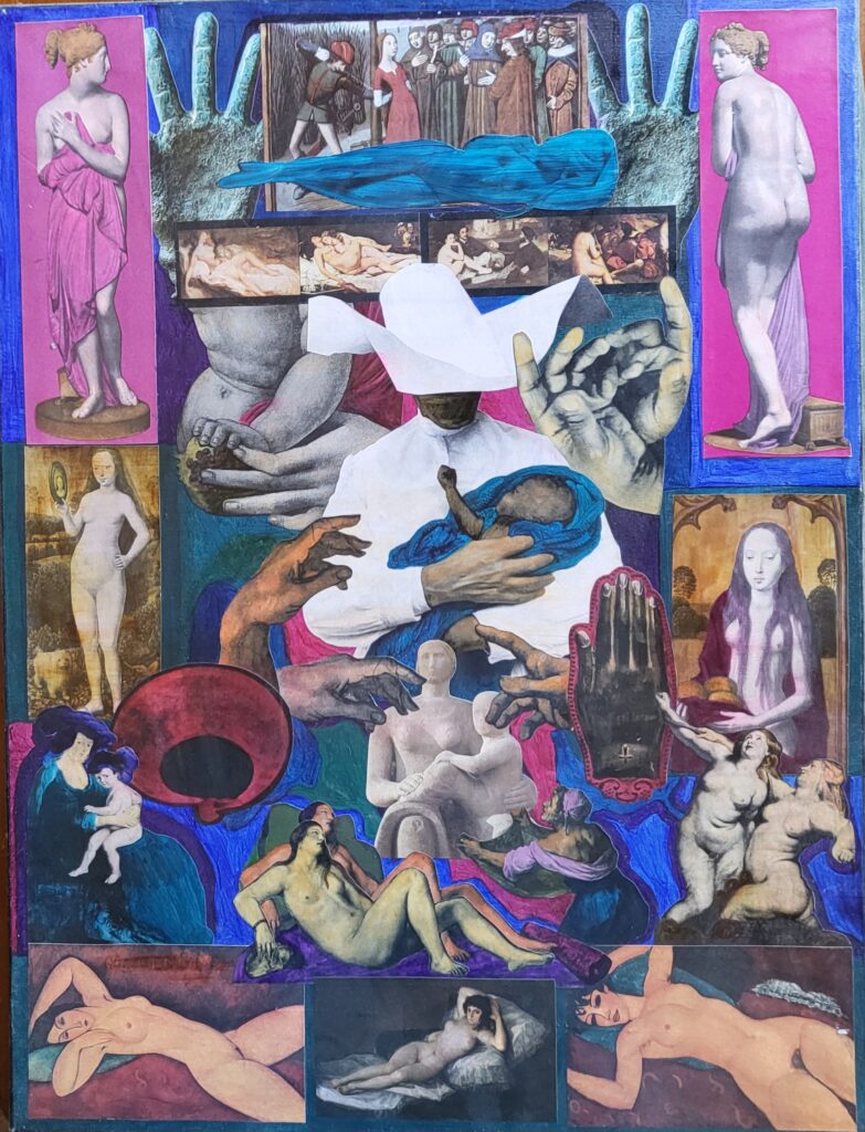 1969 La nonne à l'enfant 61x46