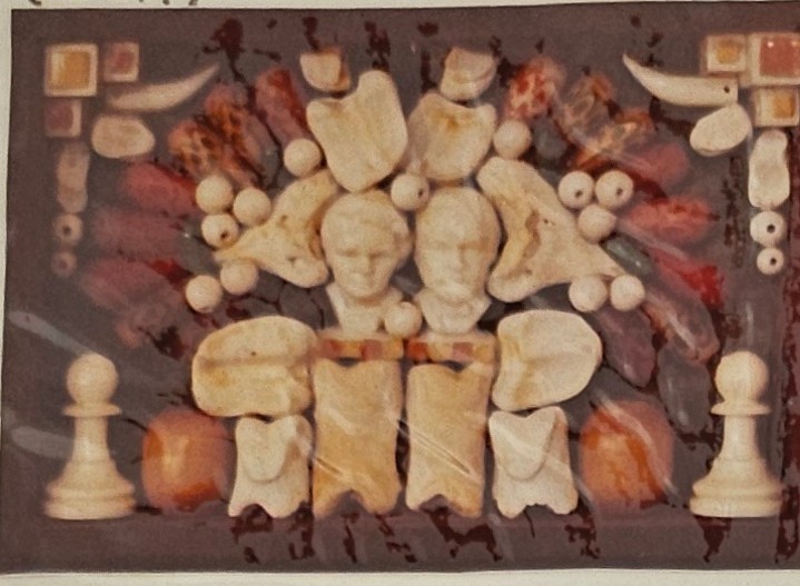 1974 Les reliefs d'un repas de noces.