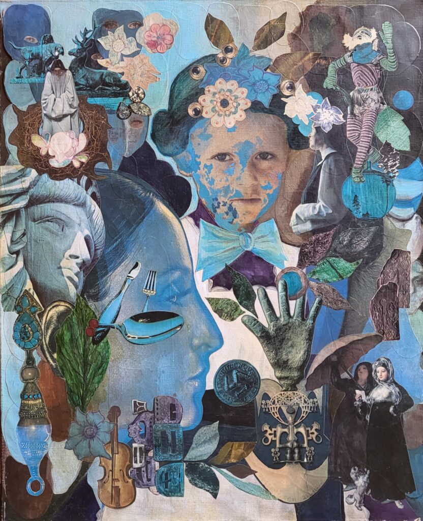 1976 Un enfant bleu meurt tout doux ... tout doucement 73x60