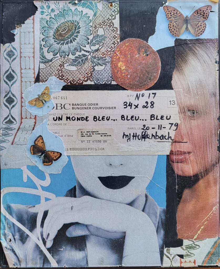 1979 Un monde bleu ... bleu ... bleu, dos